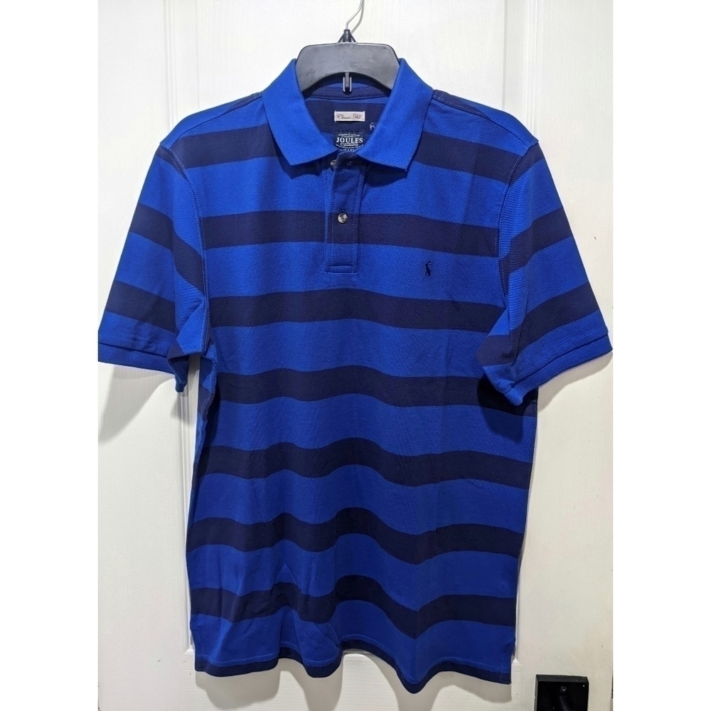 Joules | Filbert Classic Fit Polo Shirt In Bold Blue Stripe